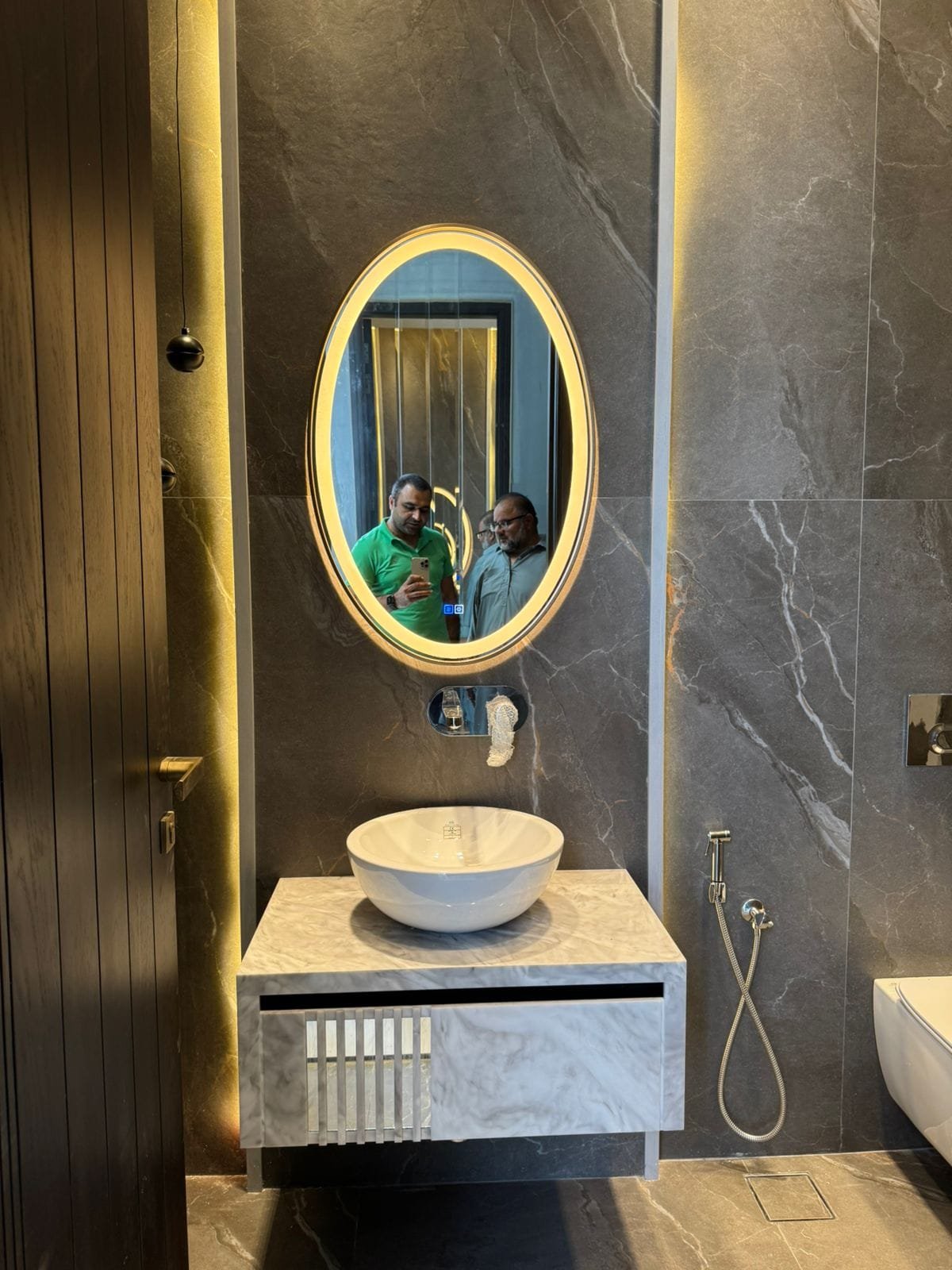 Bathroom vanity detail