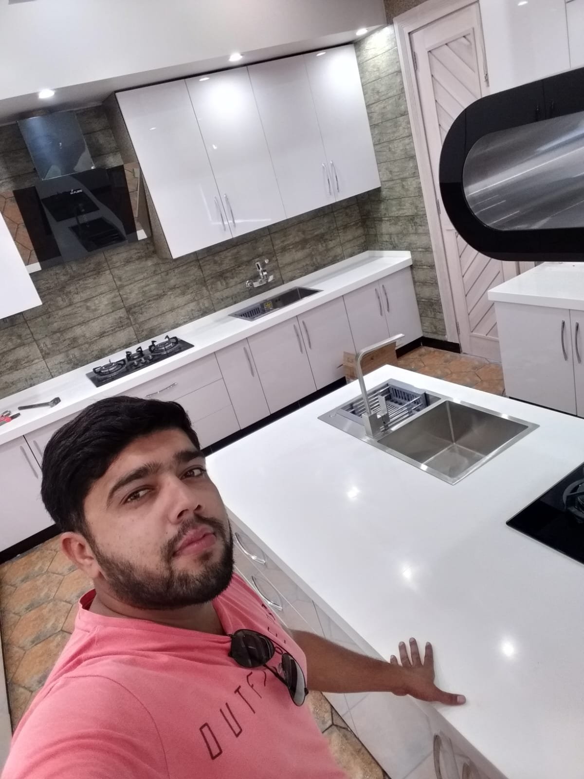 Kitchen sink and countertop project