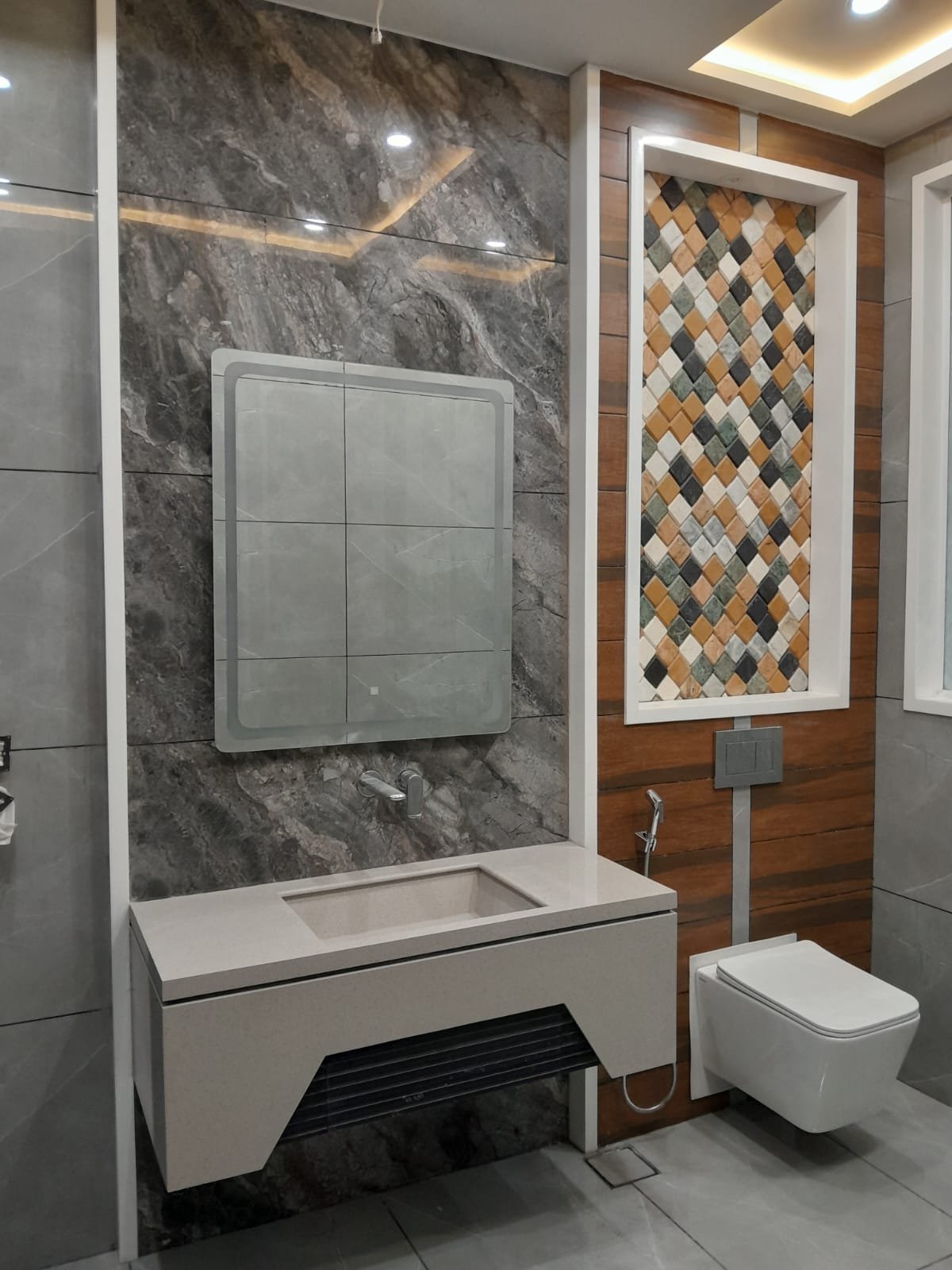 Custom bathroom vanities by Hoorain Corian Experts