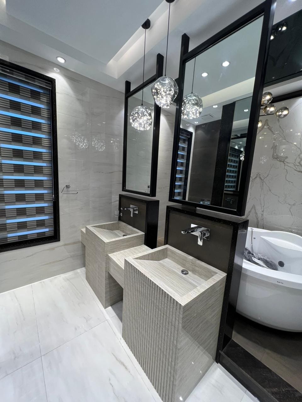 Custom PVC vanities by Hoorain Corian Experts