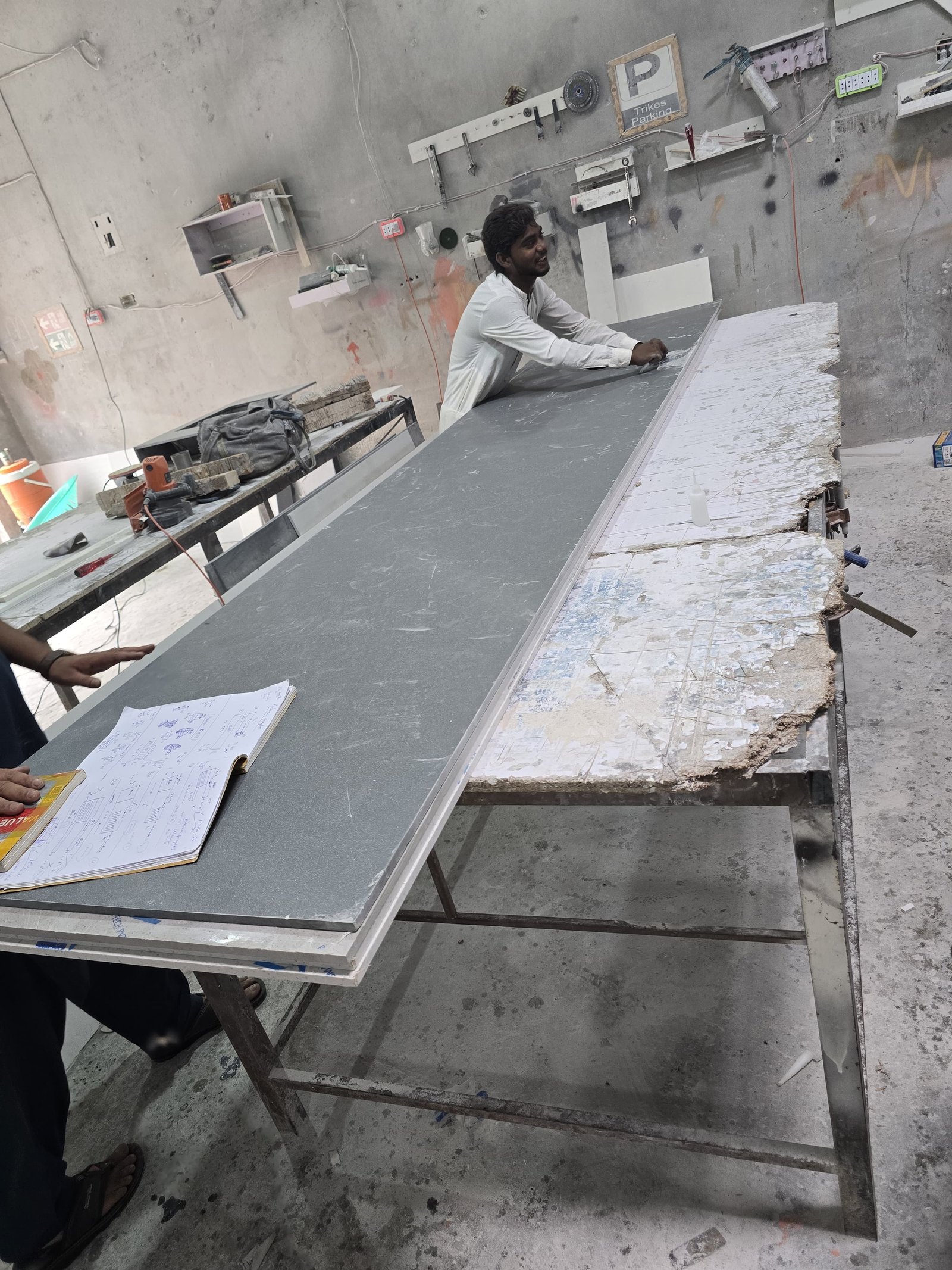 Hoorain workshop countertop manufacturing